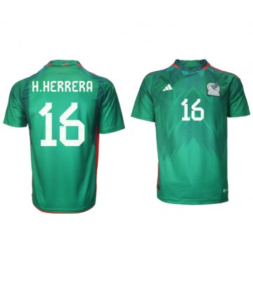 Mexico Hector Herrera #16 Hjemmedrakt VM 2022 Kortermet